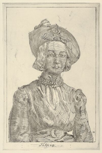 Felicia, Reginald Marsh (American, Paris 1898–1954 Dorset, Vermont), Engraving 