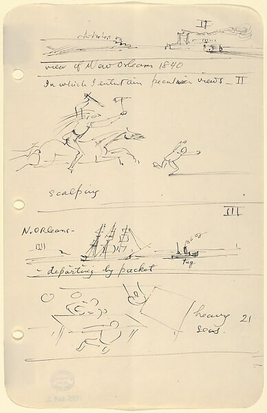 Sketches for The Story of a Bad Boy, Reginald Marsh (American (born France), Paris 1898–1954 Dorset, Vermont), Pen and black ink 
