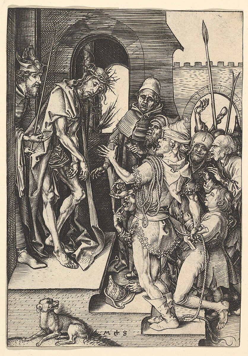 Ecce Homo, Martin Schongauer (German, Colmar ca. 1435/50–1491 Breisach), Engraving 
