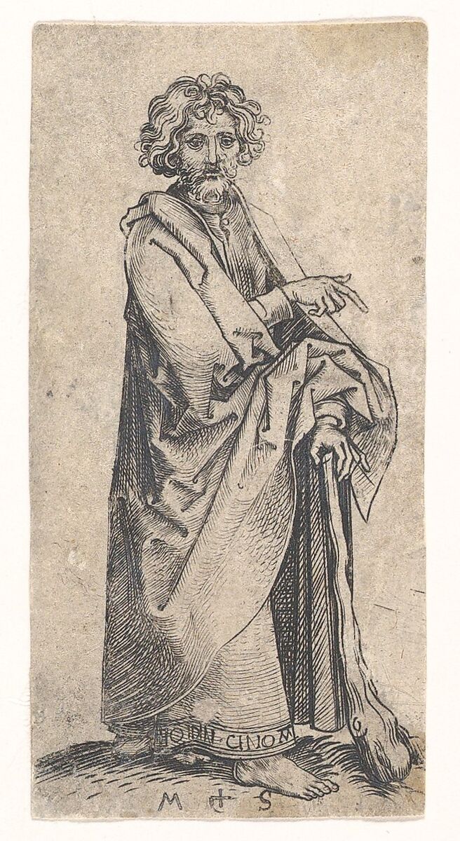 St. James the Less, Martin Schongauer (German, Colmar ca. 1435/50–1491 Breisach), Engraving 