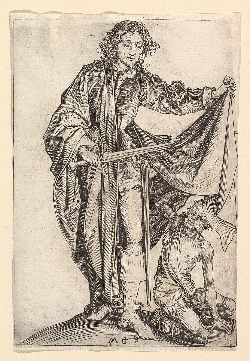 St. Martin, Martin Schongauer (German, Colmar ca. 1435/50–1491 Breisach), Engraving 