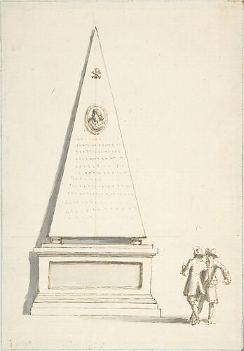 Funerary Monument with Two Male Figures (Santa Maria del Popolo, Cappella Chigi, Rome)