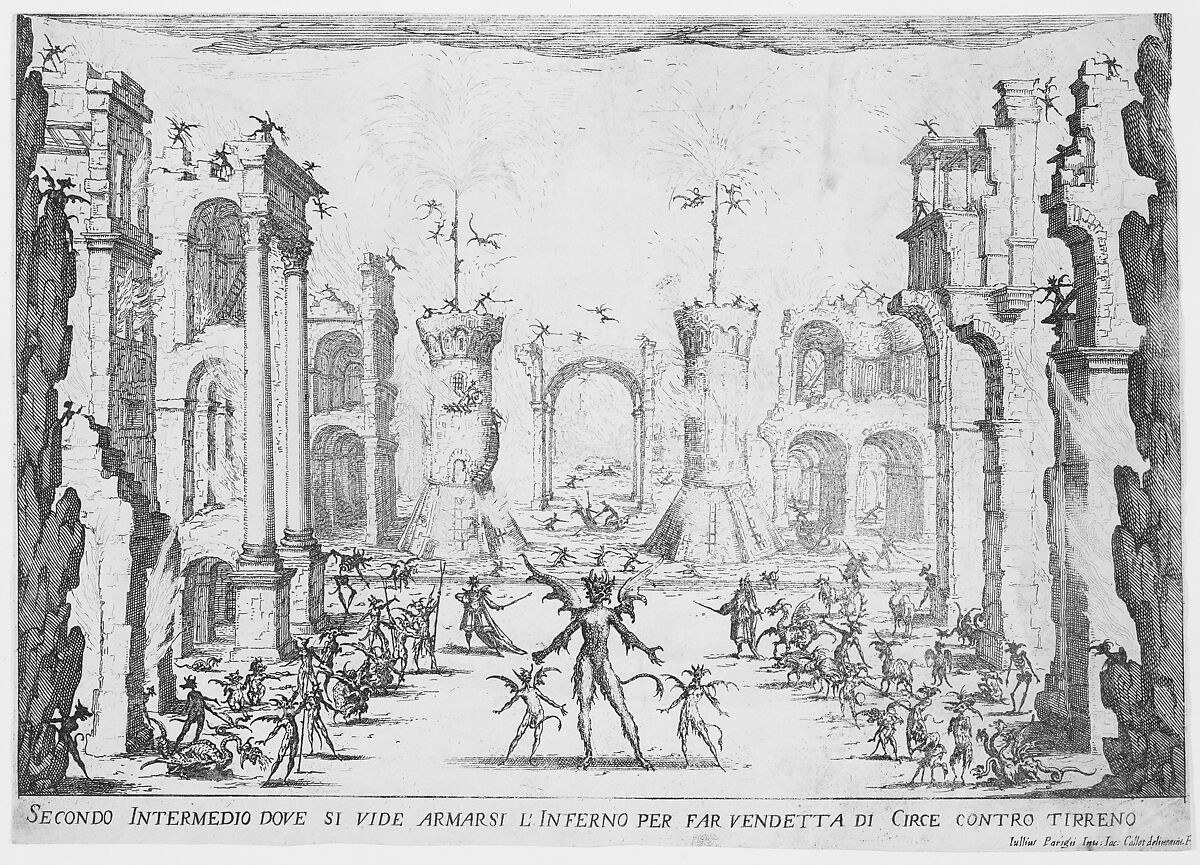 2e Intermède (2nd Interlude), from "Les Intermèdes" (The Interludes), Jacques Callot (French, Nancy 1592–1635 Nancy), Etching