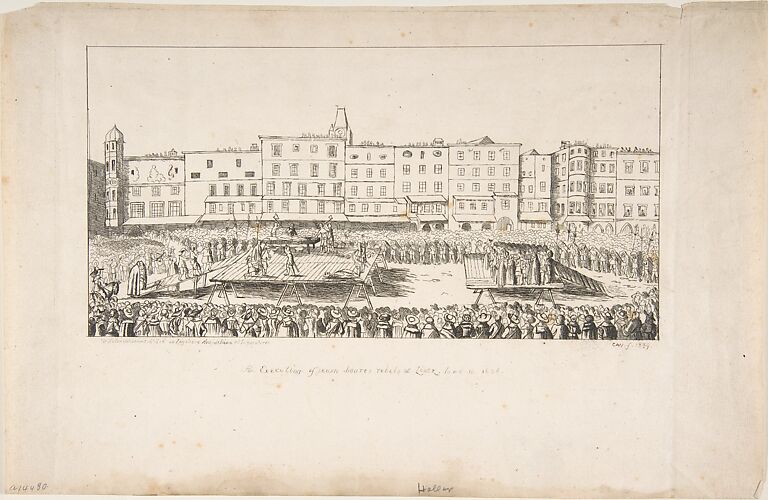 An Execution of Seven Boores Rebels in Lintz, June 16, 1636
