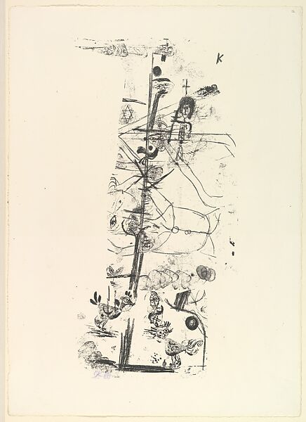Bird Comedy (Vogelkomödie), Paul Klee (German (born Switzerland), Münchenbuchsee 1879–1940 Muralto-Locarno), Lithograph 