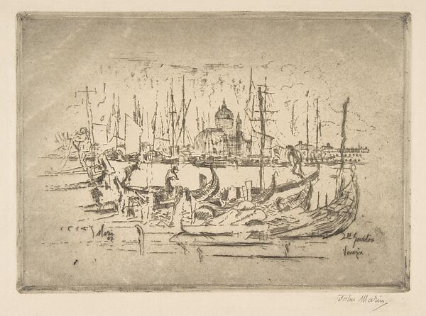 Gondoliers, Venice
