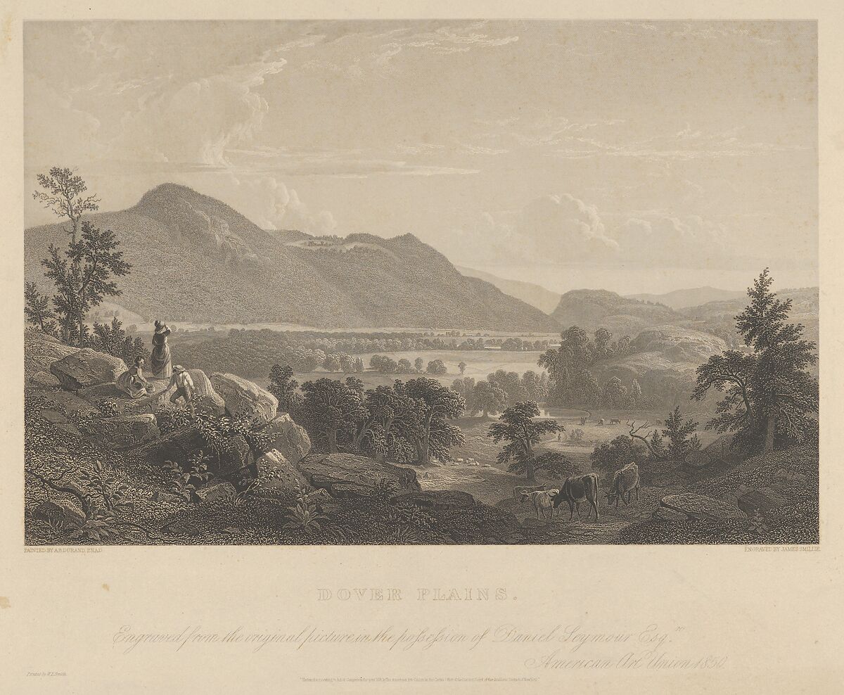 Dover Plains, James Smillie (American, Edinburgh 1807–1885 Poughkeepsie, New York), Etching and engraving on steel 