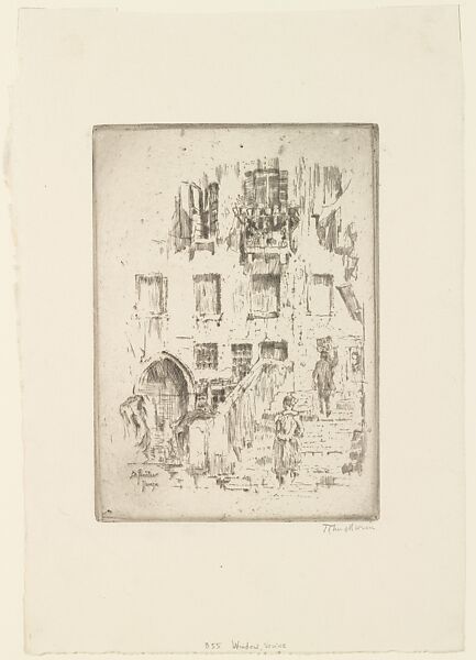 Window, Venice, John Marin (American, Rutherford, New Jersey 1870–1953 Cape Split, Maine), Etching 