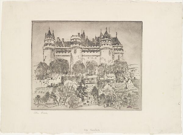 Pierrefonds, John Marin (American, Rutherford, New Jersey 1870–1953 Cape Split, Maine), Etching 