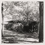 The Boathouse at Northome, the summer residence of Mr. and Mrs. Francis W. Little, in Wayzata, Minnesota, designed in the style of Frank Lloyd Wright