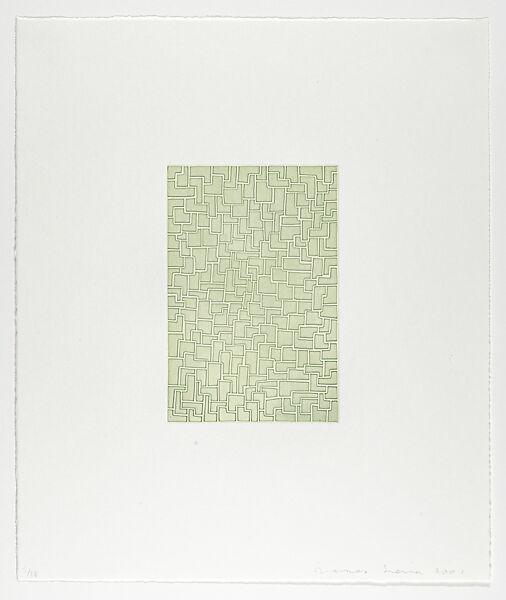 nine prints, James Siena (American, born Oceanside, California, 1957), Etching and engraving