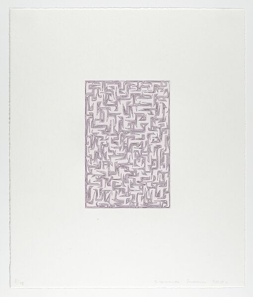 nine prints, James Siena (American, born Oceanside, California, 1957), Etching and engraving