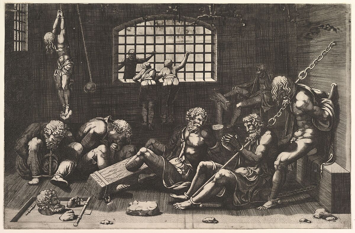 The Prison, Anonymous, Engraving 