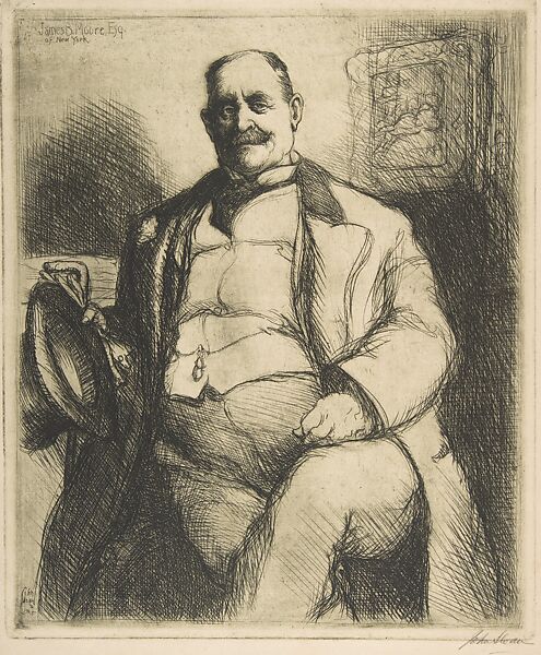 James B. Moore, Esq., John Sloan (American, Lock Haven, Pennsylvania 1871–1951 Hanover, New Hampshire), Etching 