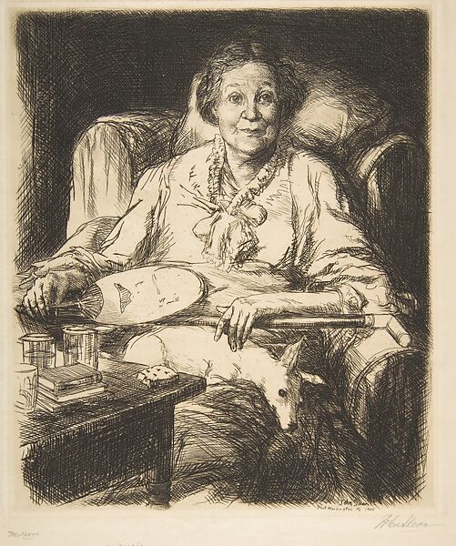 Mother, John Sloan (American, Lock Haven, Pennsylvania 1871–1951 Hanover, New Hampshire), Etching 