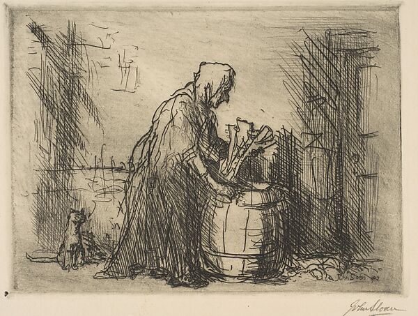 Treasure Trove, John Sloan (American, Lock Haven, Pennsylvania 1871–1951 Hanover, New Hampshire), Etching 