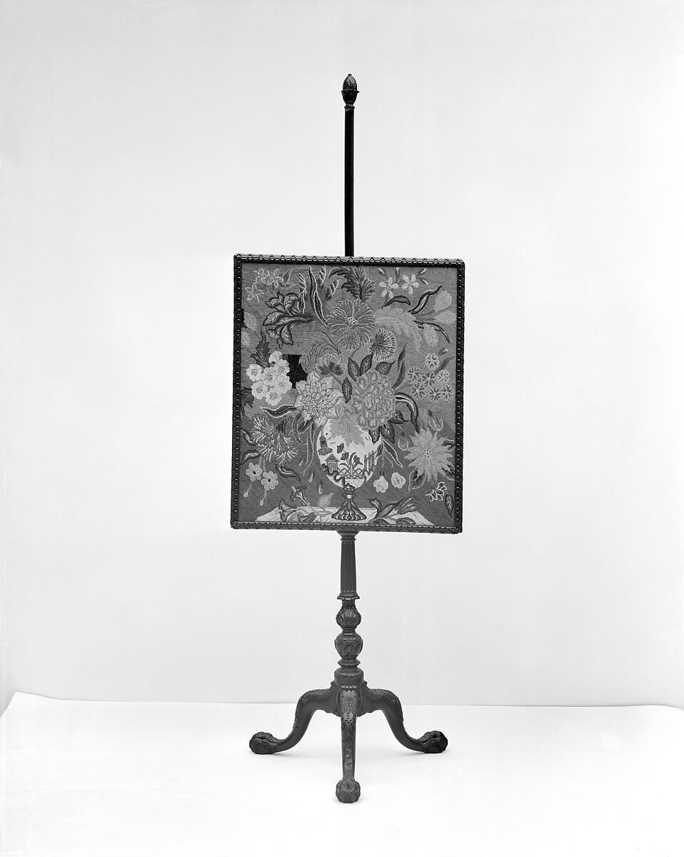 Firescreen, Thomas Affleck (1740–1795), Mahogany, walnut, brass, American