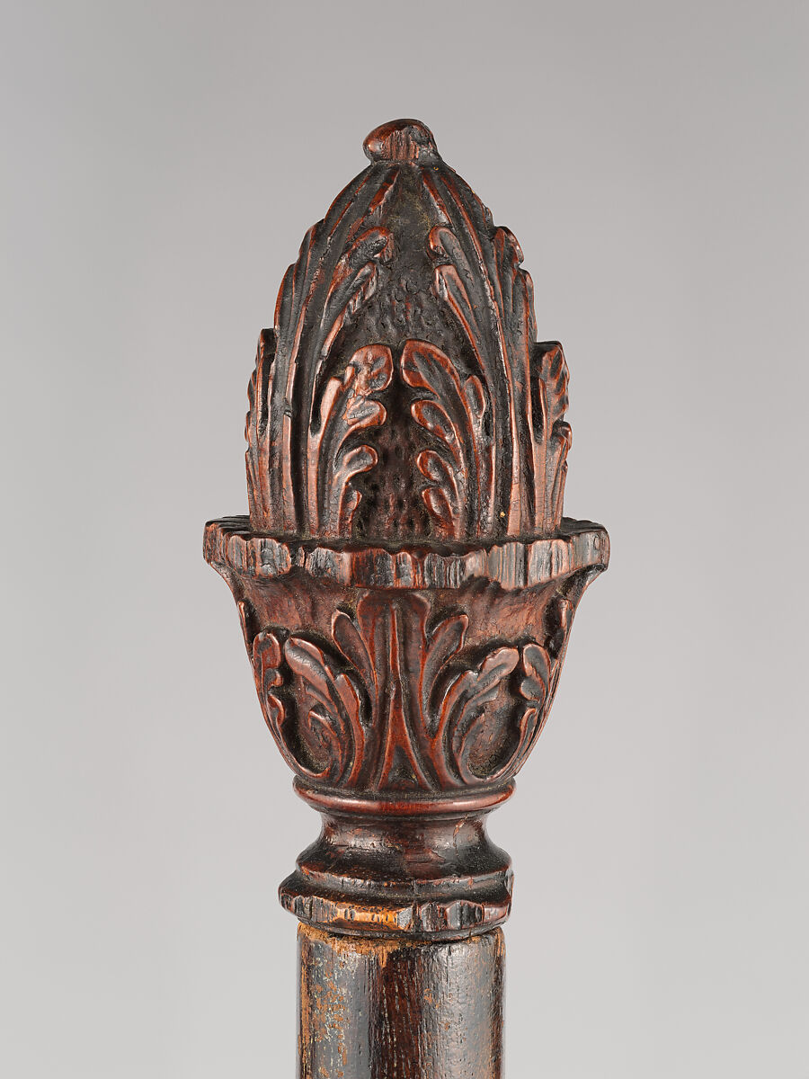 Firescreen, Thomas Affleck (1740–1795), Mahogany, walnut, brass, American