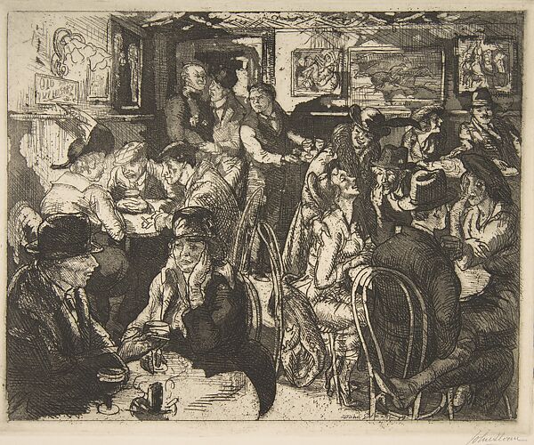 Hell Hole, John Sloan (American, Lock Haven, Pennsylvania 1871–1951 Hanover, New Hampshire), Etching and aquatint 