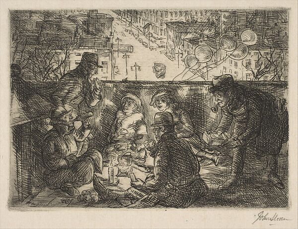 Arch Conspirators, John Sloan (American, Lock Haven, Pennsylvania 1871–1951 Hanover, New Hampshire), Etching 