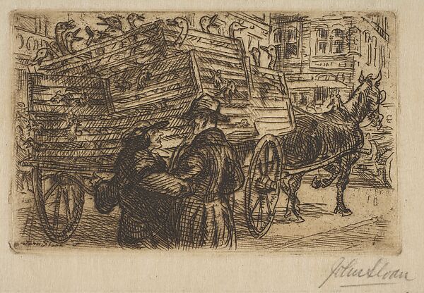 Seeing New York, John Sloan (American, Lock Haven, Pennsylvania 1871–1951 Hanover, New Hampshire), Etching 