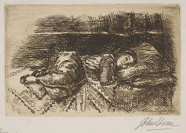 Little Woman, John Sloan (American, Lock Haven, Pennsylvania 1871–1951 Hanover, New Hampshire), Etching 