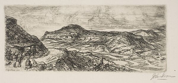 Dragon of the Rio Grande, John Sloan (American, Lock Haven, Pennsylvania 1871–1951 Hanover, New Hampshire), Etching 