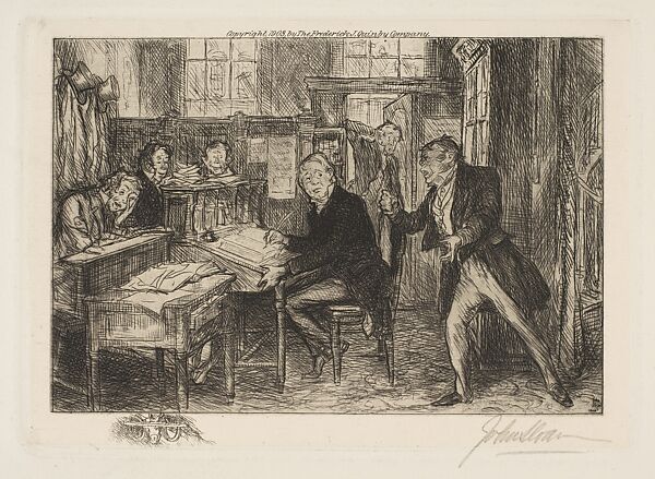John Sloan | The Banker Objects to Savenay's Whistling | The ...