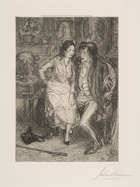 Jean and Rose, John Sloan (American, Lock Haven, Pennsylvania 1871–1951 Hanover, New Hampshire), Etching 