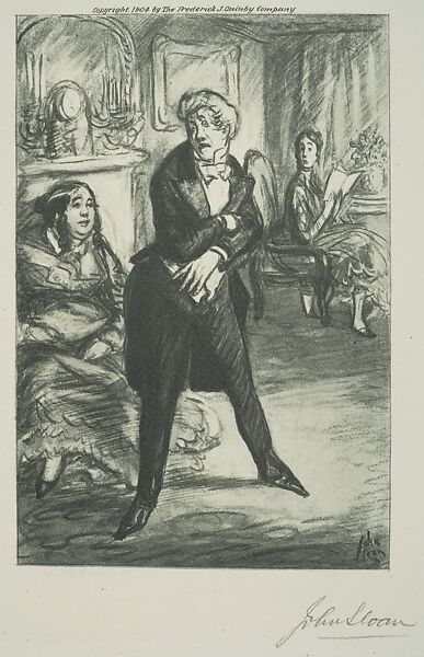 Monsieur Glumeau has a Pain, John Sloan (American, Lock Haven, Pennsylvania 1871–1951 Hanover, New Hampshire), Photogravure 