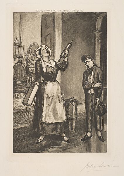 André's Present to Lucille, John Sloan (American, Lock Haven, Pennsylvania 1871–1951 Hanover, New Hampshire), Photogravure 