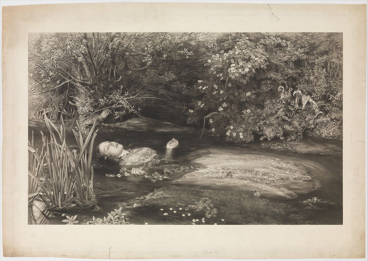 After Sir John Everett Millais Ophelia Shakespeare Hamlet Act