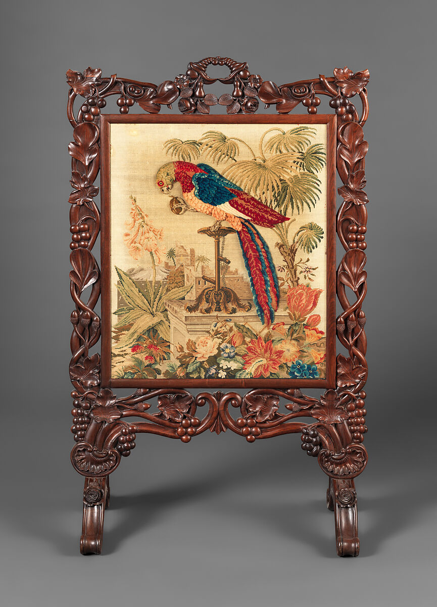 Firescreen, Rosewood, American 