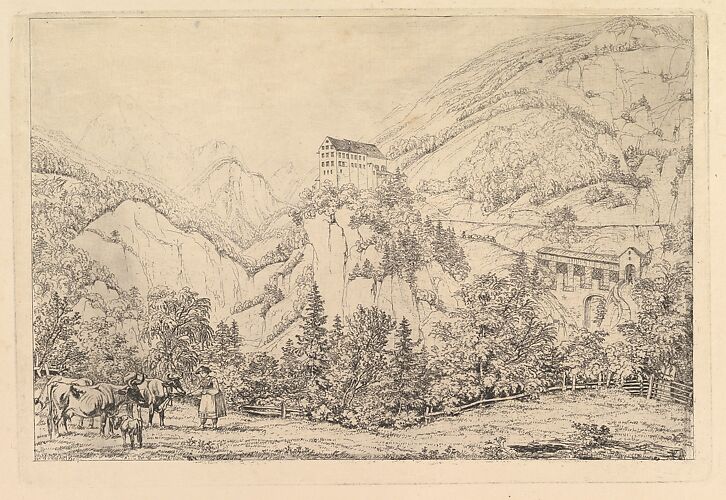 St Georgsberg near Switzerland in the Tyrol, after Klein