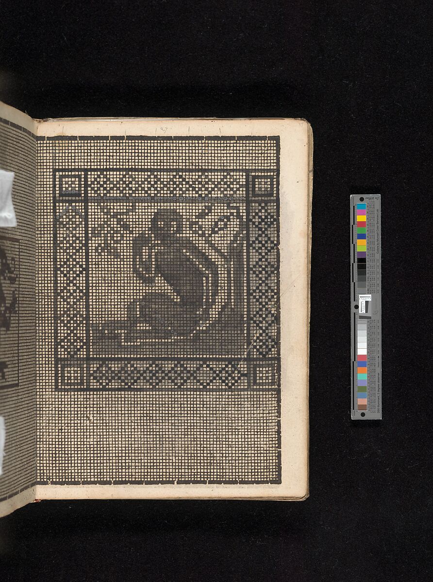 Manuscript album of designs for lace and embroidery, Anonymous, German, 16th century, Woodcut, ms