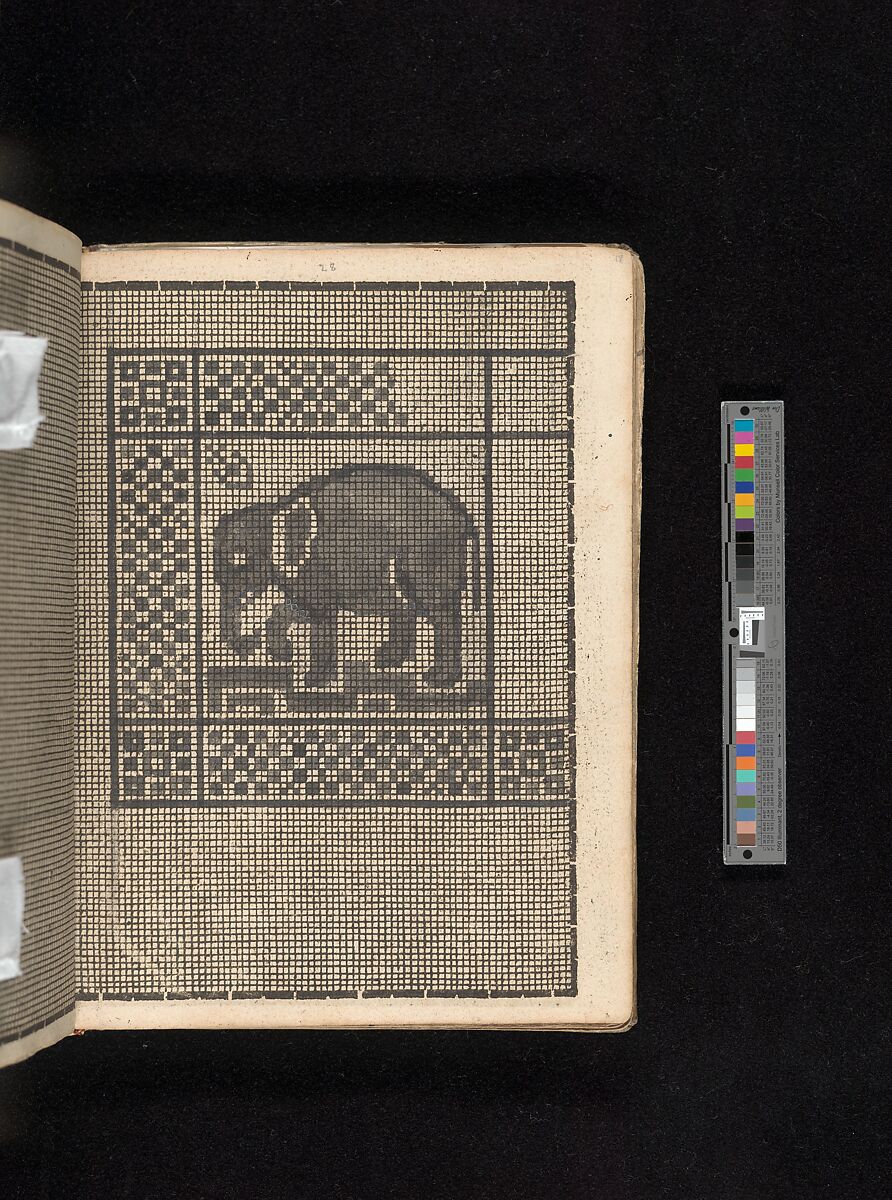 Manuscript album of designs for lace and embroidery, Anonymous, German, 16th century, Woodcut, ms