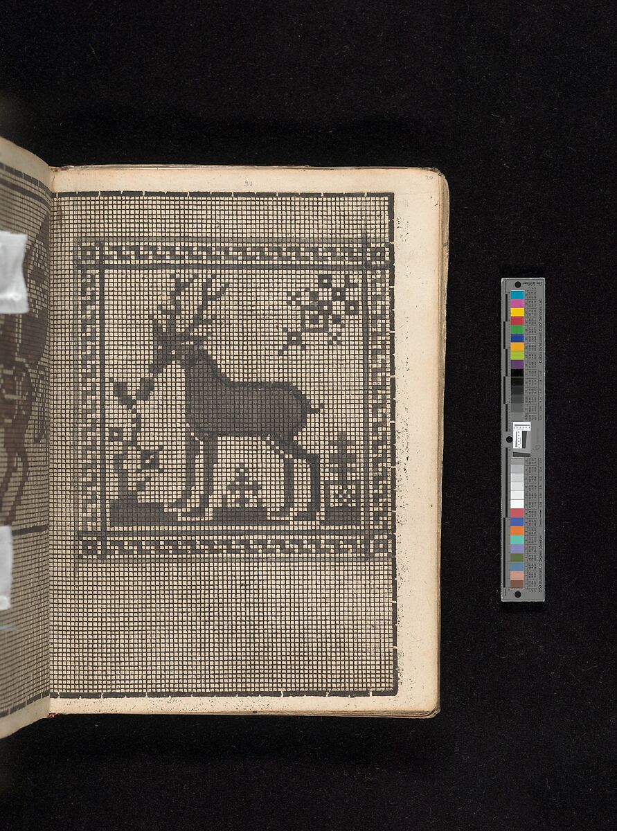 Manuscript album of designs for lace and embroidery, Anonymous, German, 16th century, Woodcut, ms