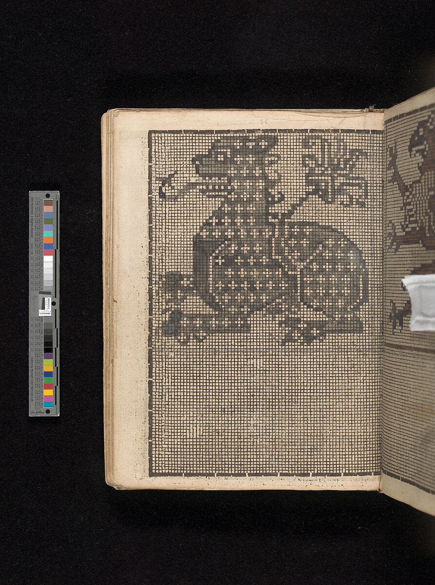 Manuscript album of designs for lace and embroidery, Anonymous, German, 16th century, Woodcut, ms