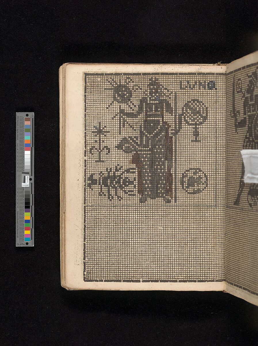 Manuscript album of designs for lace and embroidery, Anonymous, German, 16th century, Woodcut, ms