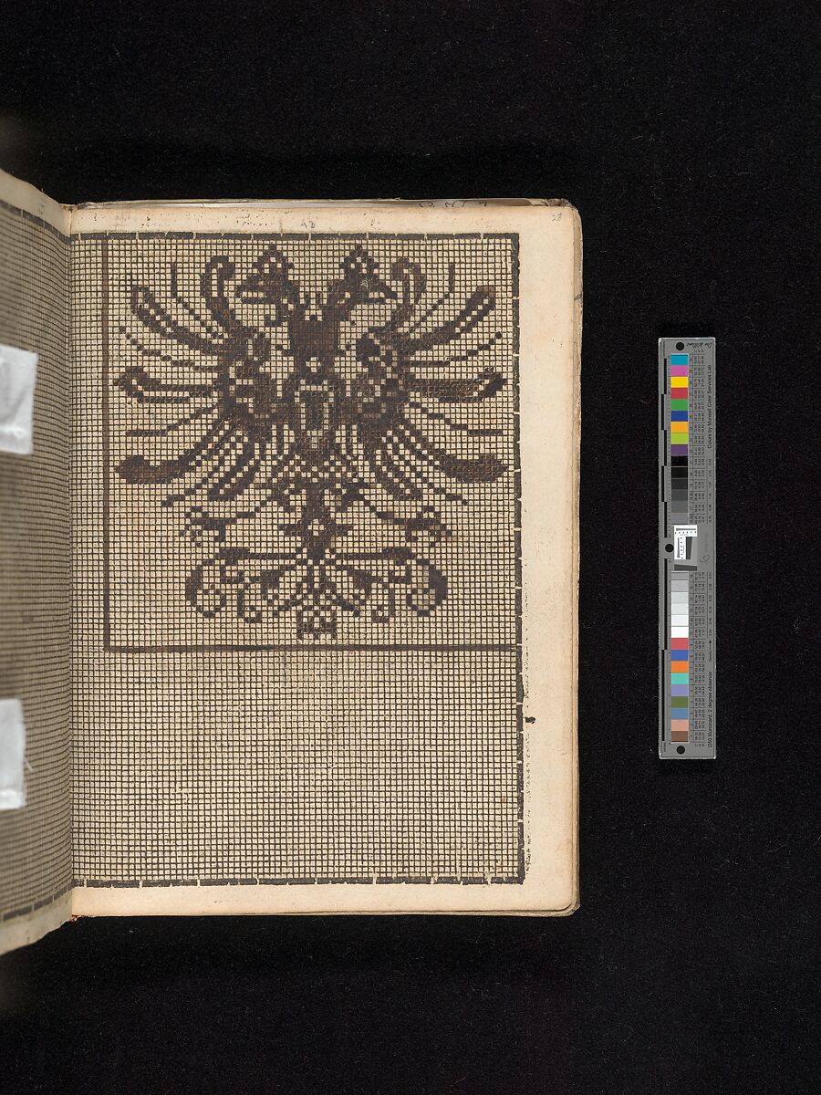 Manuscript album of designs for lace and embroidery, Anonymous, German, 16th century, Woodcut, ms