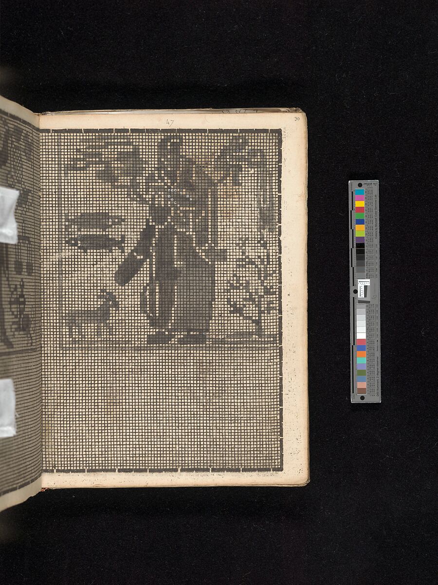 Manuscript album of designs for lace and embroidery, Anonymous, German, 16th century, Woodcut, ms