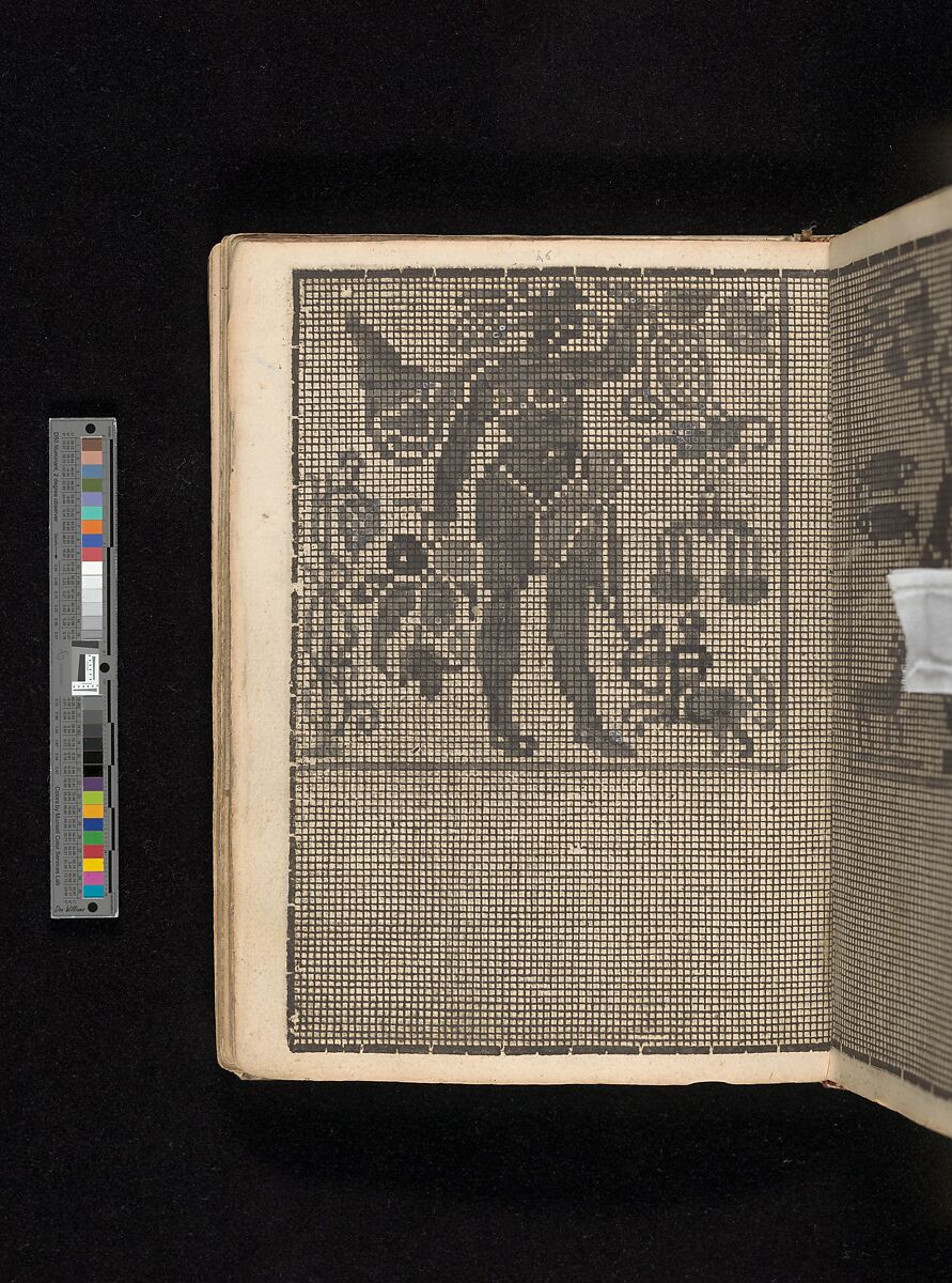 Manuscript album of designs for lace and embroidery, Anonymous, German, 16th century, Woodcut, ms