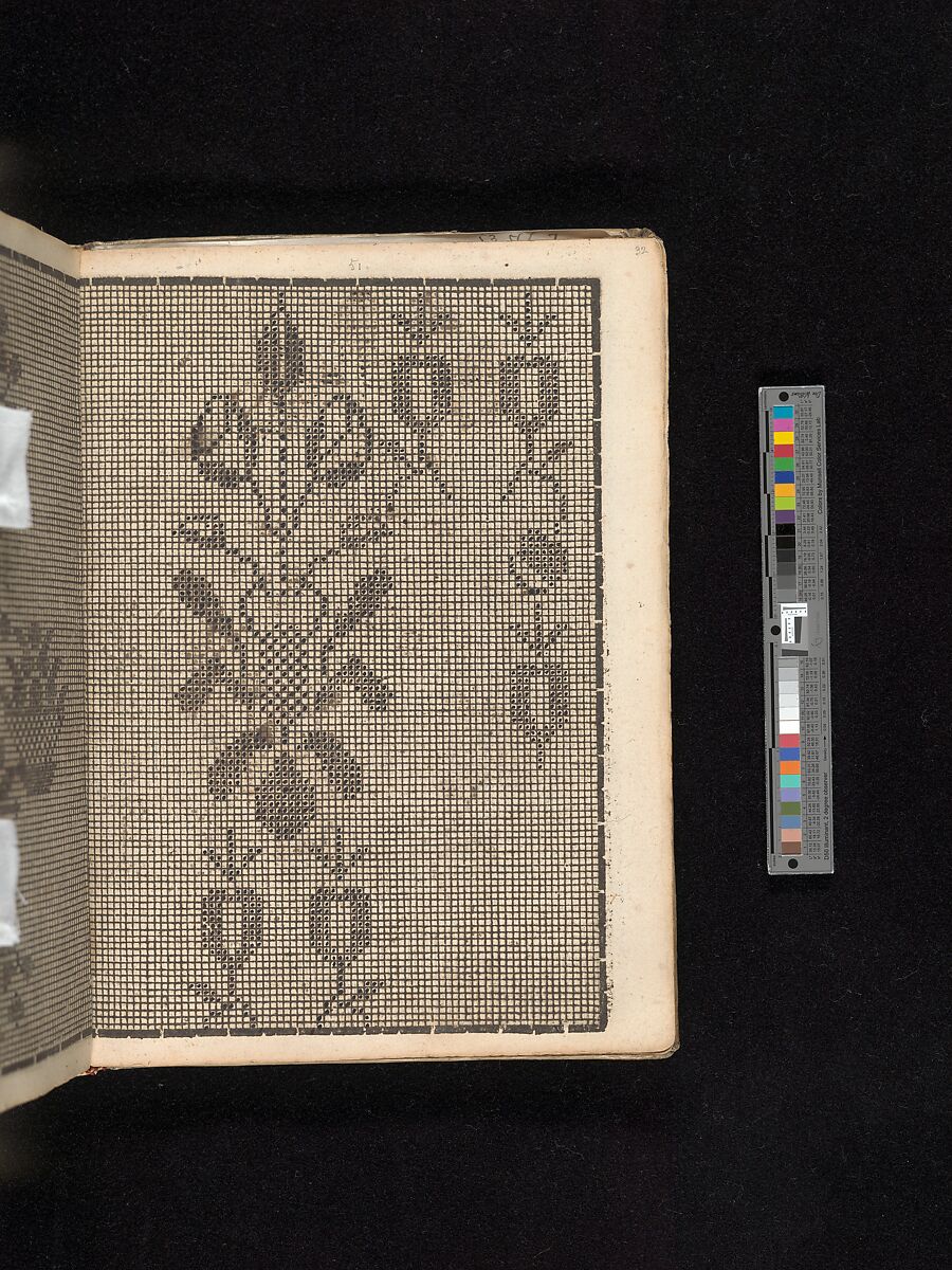 Manuscript album of designs for lace and embroidery, Anonymous, German, 16th century, Woodcut, ms