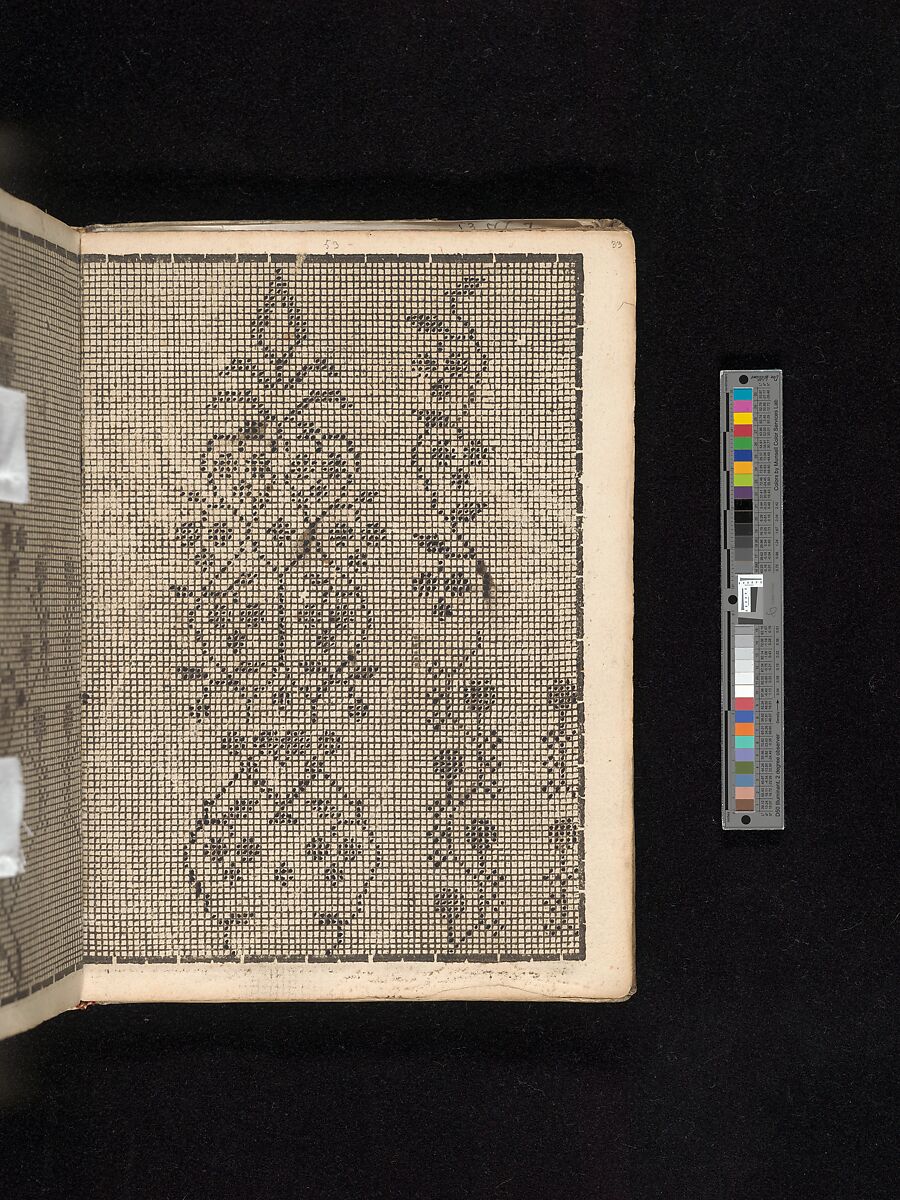 Manuscript album of designs for lace and embroidery, Anonymous, German, 16th century, Woodcut, ms