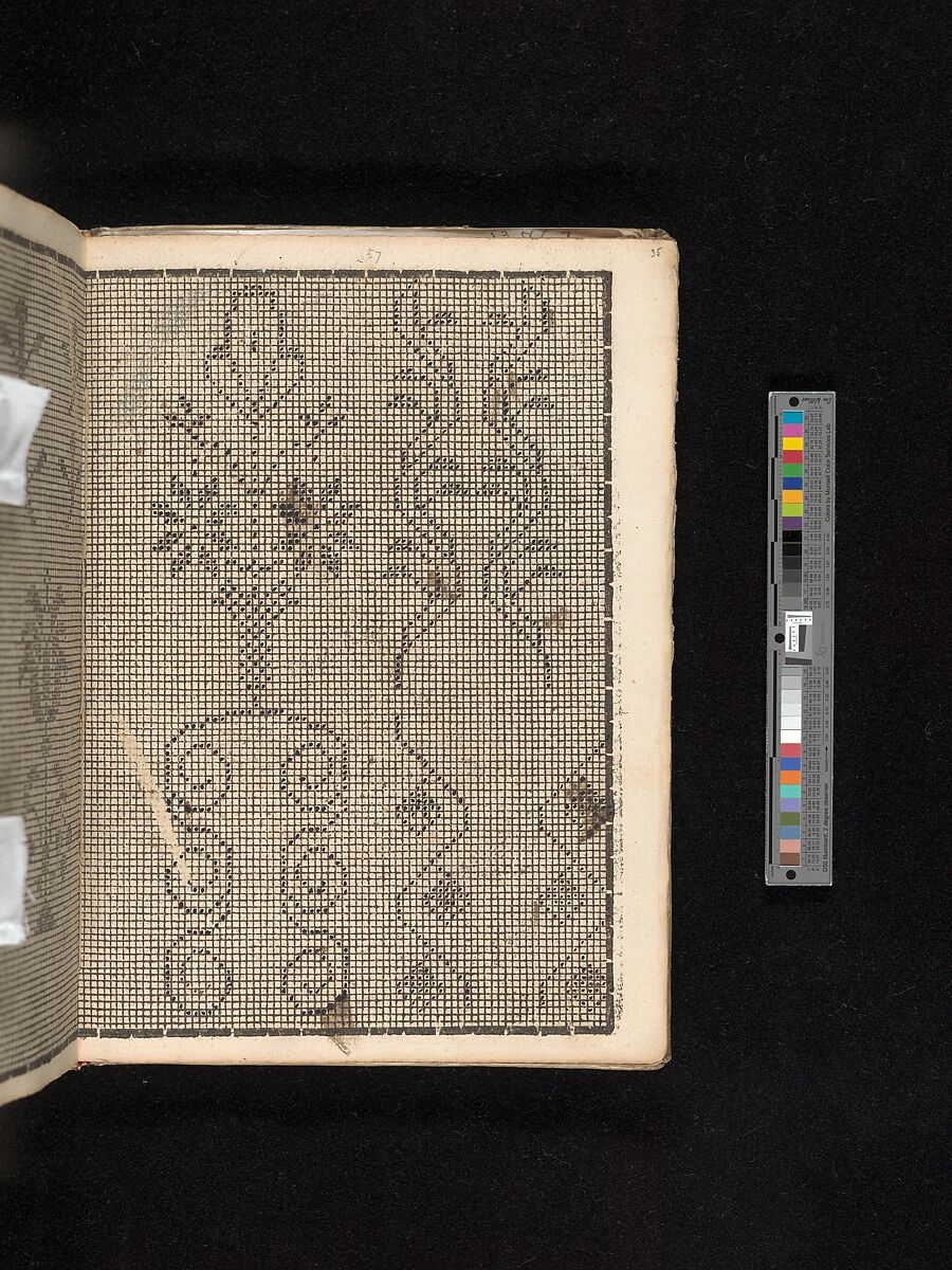 Manuscript album of designs for lace and embroidery, Anonymous, German, 16th century, Woodcut, ms