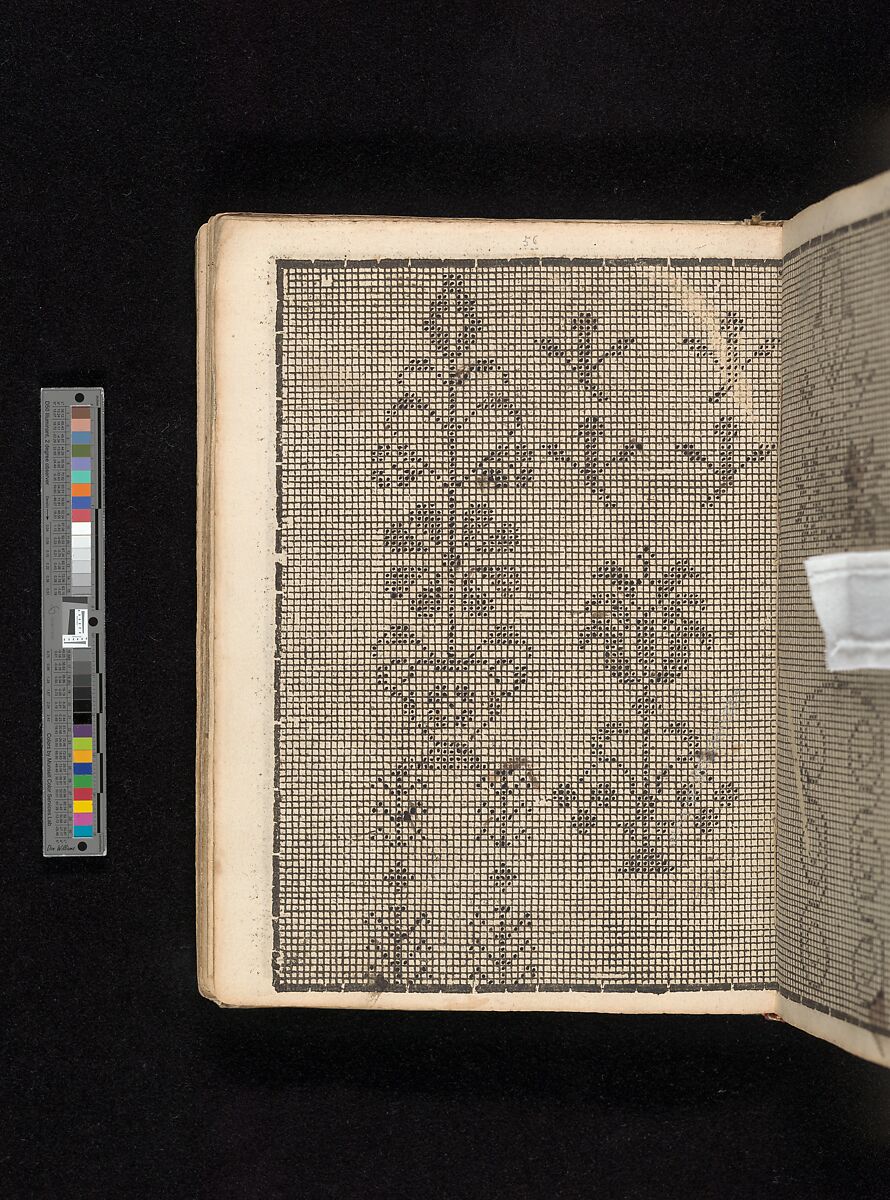 Manuscript album of designs for lace and embroidery, Anonymous, German, 16th century, Woodcut, ms