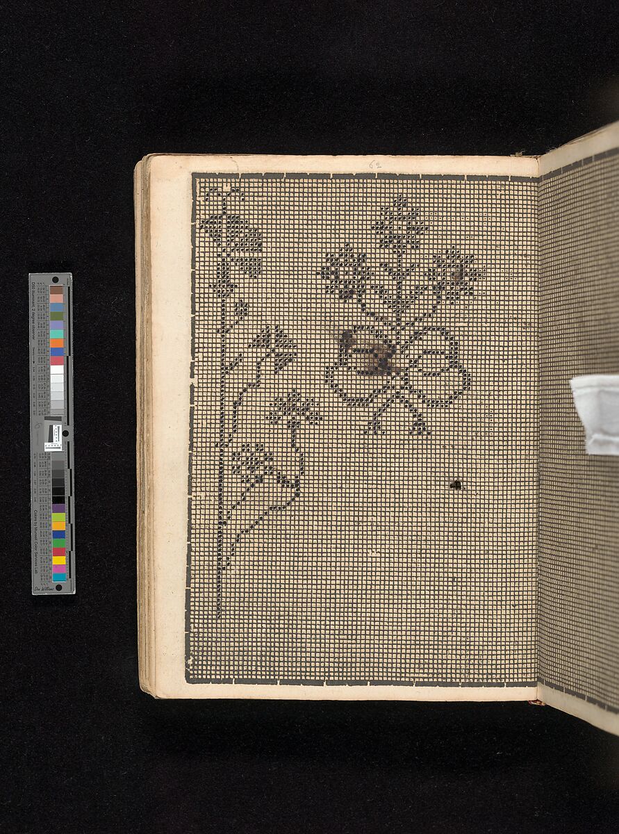 Manuscript album of designs for lace and embroidery, Anonymous, German, 16th century, Woodcut, ms