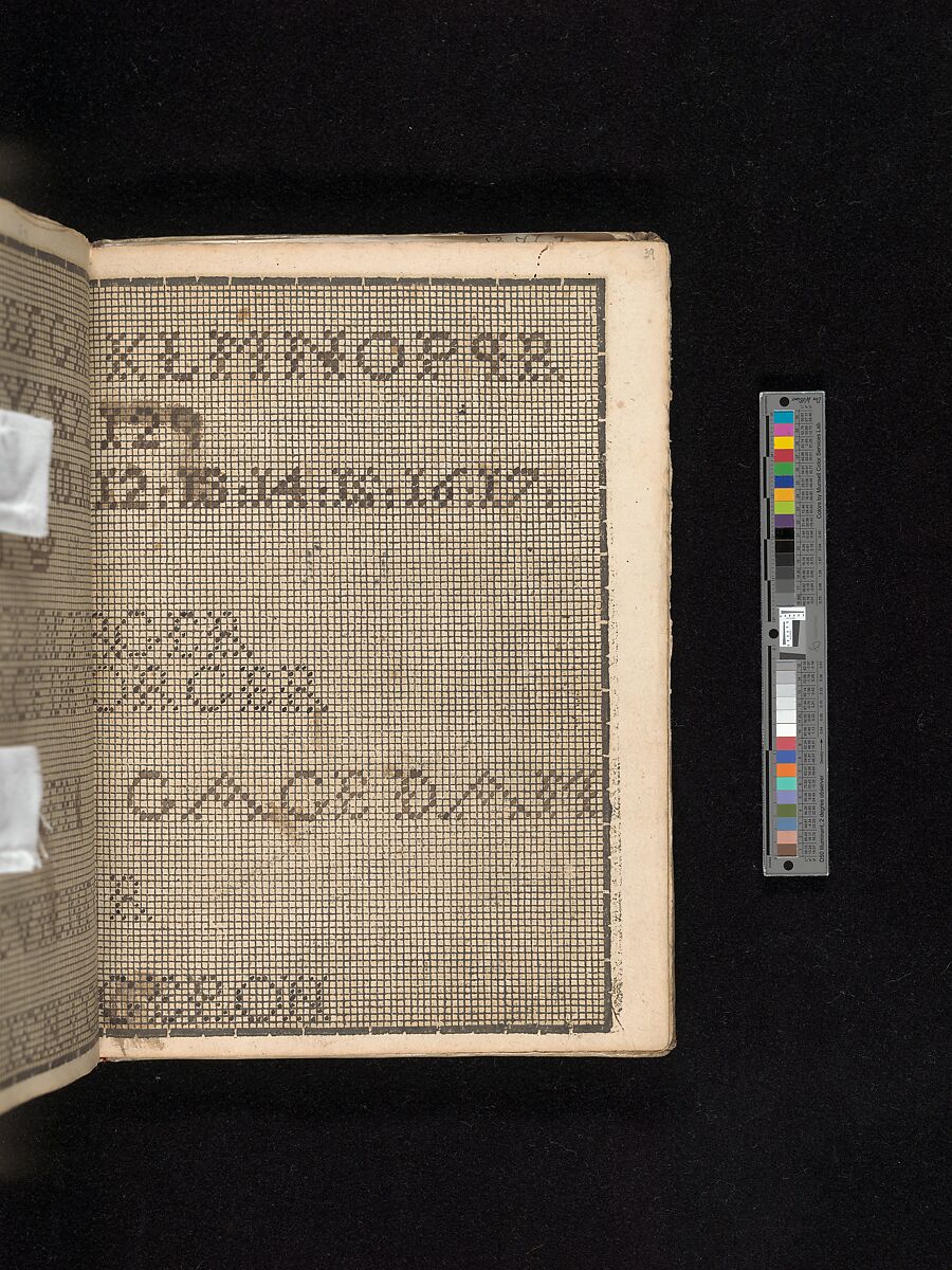 Manuscript album of designs for lace and embroidery, Anonymous, German, 16th century, Woodcut, ms