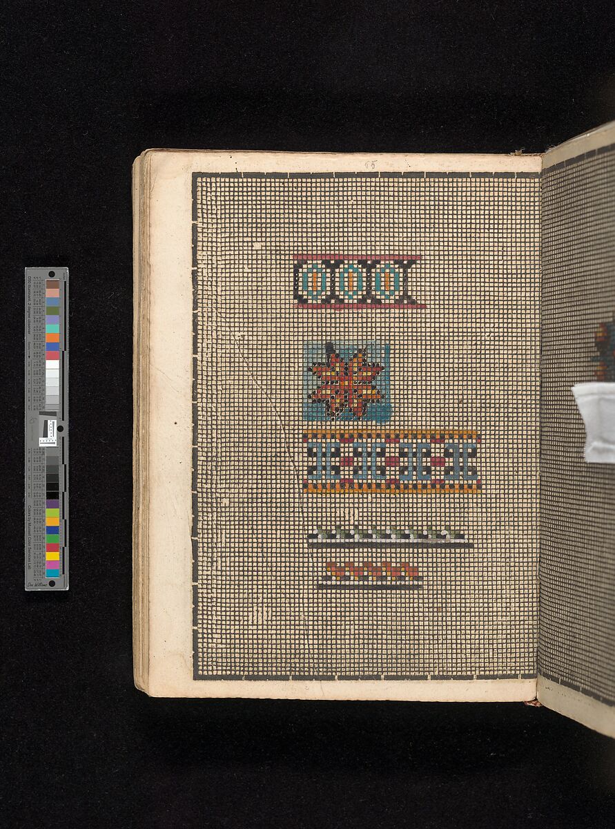 Manuscript album of designs for lace and embroidery, Anonymous, German, 16th century, Woodcut, ms