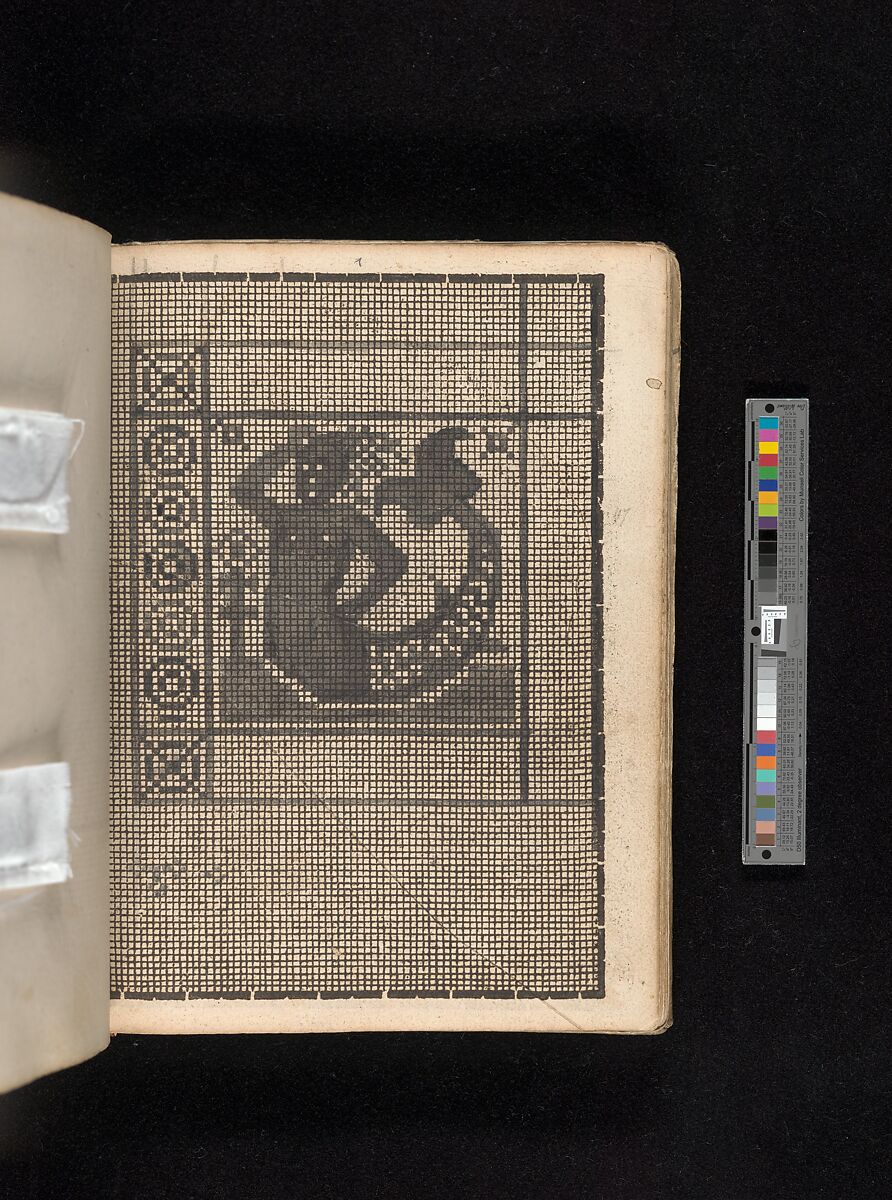 Manuscript album of designs for lace and embroidery, Anonymous, German, 16th century, Woodcut, ms